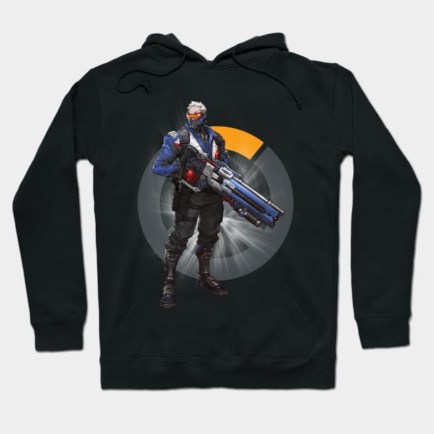 Soldier 76 T-shirt Hoodie by Danion